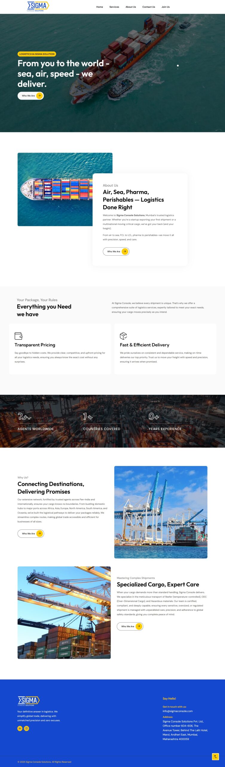 Sigma Console Solutions